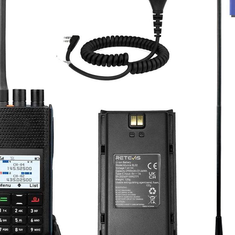 Retevis Ailunce H1 6W GPS APRS UHF VHF Dual Band DMR Radio with 500K Contacts