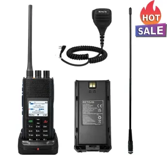  Retevis Ailunce H1 6W GPS APRS UHF VHF Dual Band DMR Radio with 500K Contacts