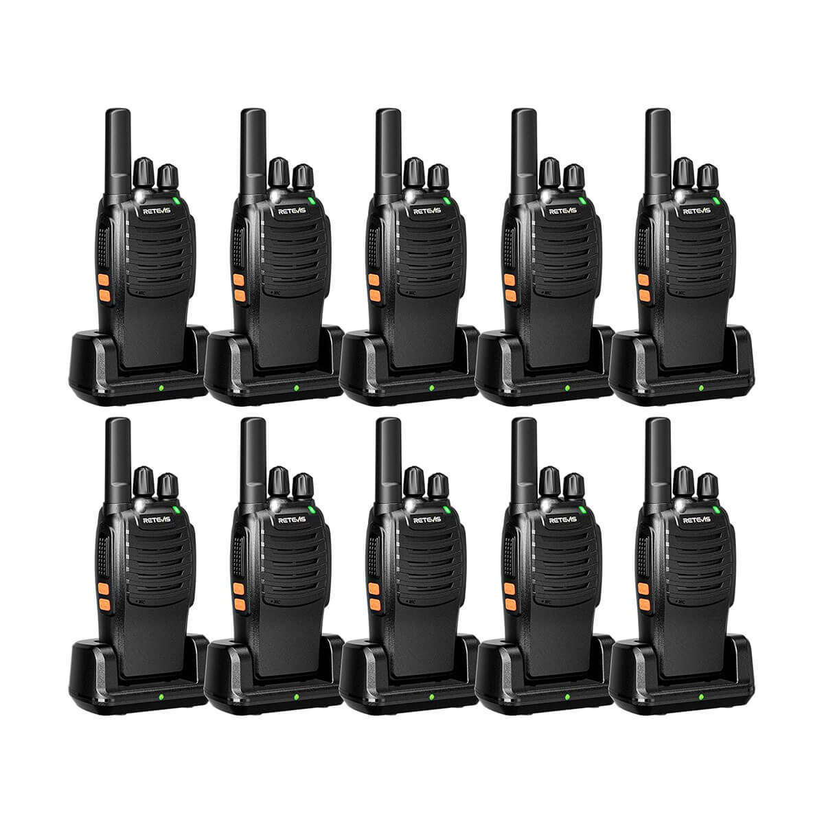 H777 Handheld Business FRS Radio (10 Pack)