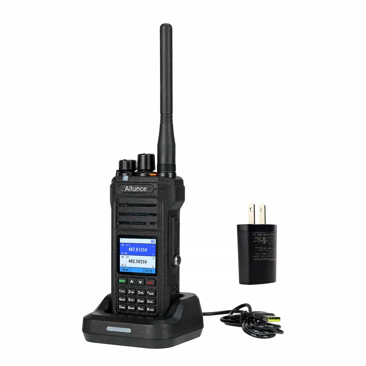 Ailunce HA1G IP67 GMRS Radio with 256 Channels