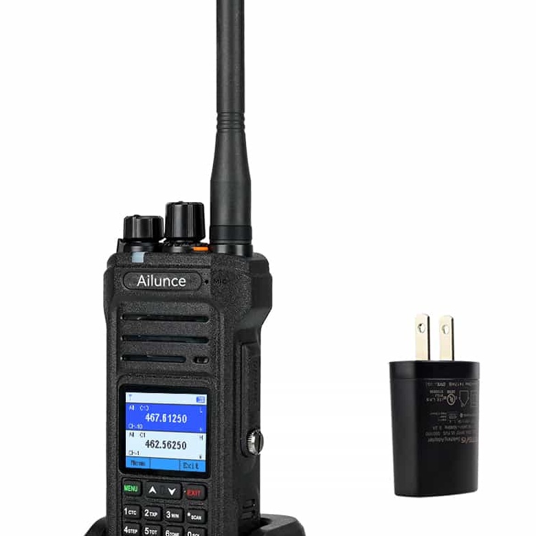 Ailunce HA1G GMRS Handheld Radio - IP67 Waterproof, 256 Channels, 2800mAh High-Capacity, Durable Two-Way Radio