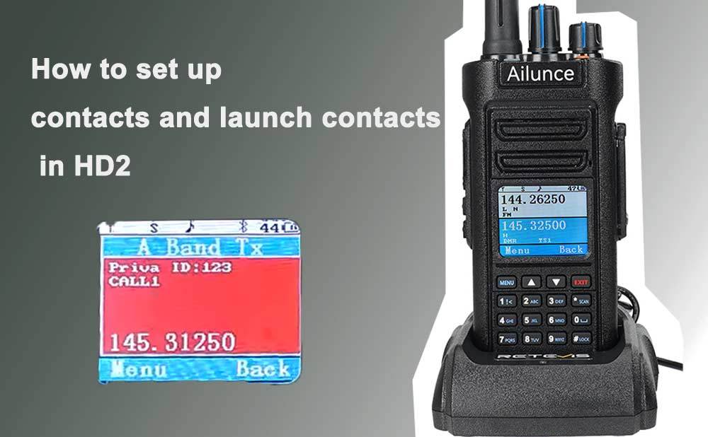 How to set up contacts and launch contacts on HD2?