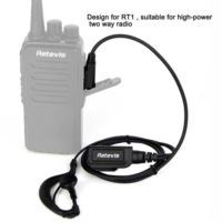 G Type Ear Hook Radio Earpiece for High Power RT1 Radio