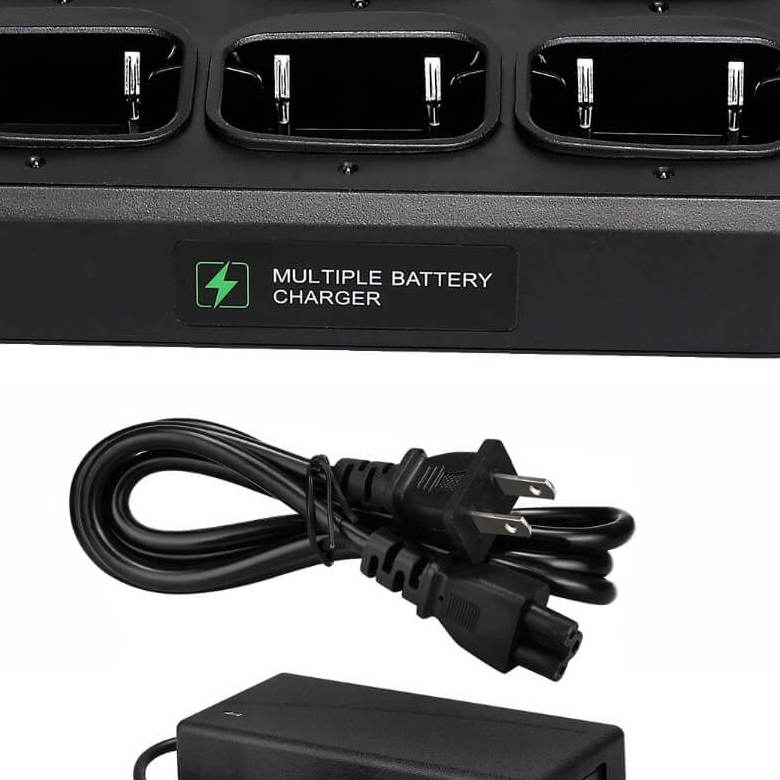 Six-Way Charger for RT8 RT81 RT82 RT83 RT87 RT50