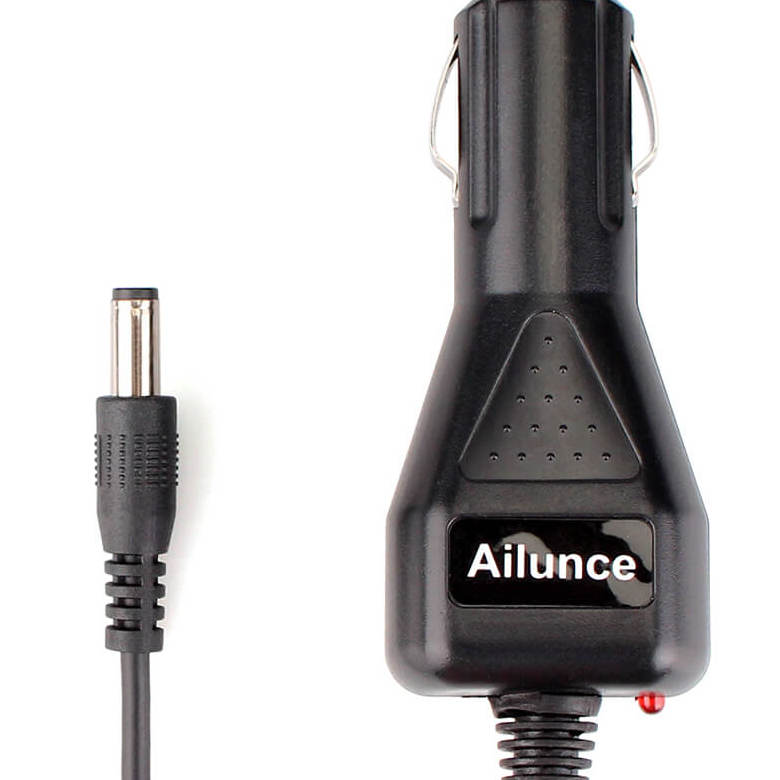Black Car Charger Cable 12V-24V for Ailunce HD1 DMR Radio