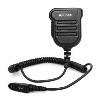 H103ML Motorola GP328 Plus IP55 Speaker Mic Shoulder Mic with 3.5mm Audio Jack for Ailunce HA1G HA1UV HA2 HD2