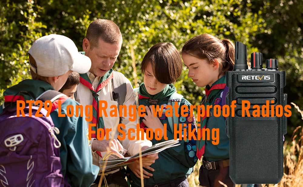 Retevis RT29 Long Range waterproof Two Way Radios For School Hiking
