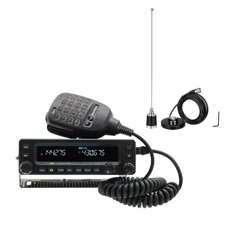Retevis MA1 70W VHF 60W UHF High Power Amateur Ham Radio with Detachable Front Panel