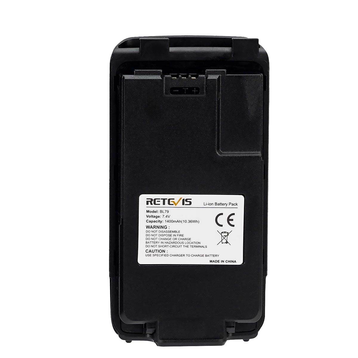 1400mAh 7.4V Original Rechargeable Li-ion Battery for Retevis RA79 Radio