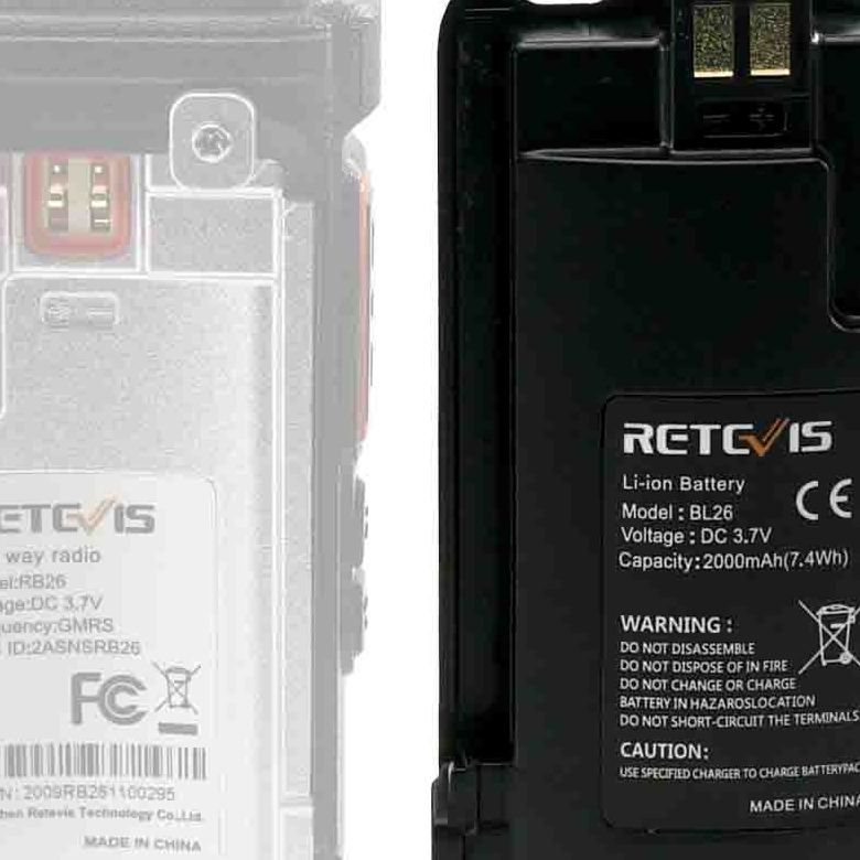 BL26 2000mAh 3.7V Original Li-Ion Battery for RB26 RB37 RB637