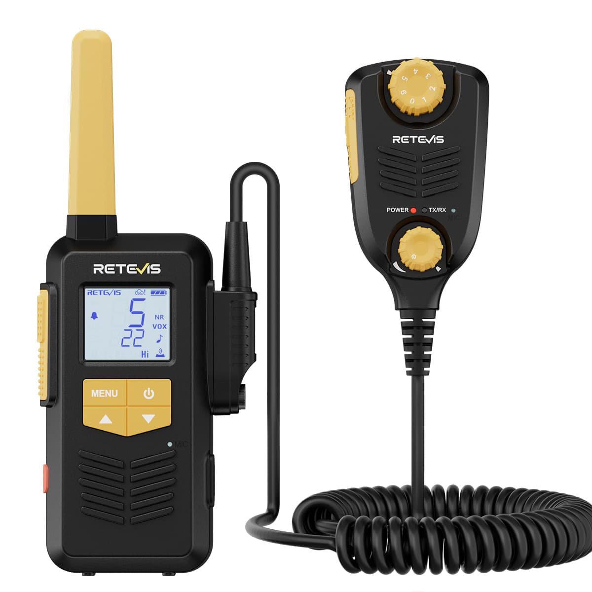 Retevis EZTalk 2S GMRS Walkie Talkie IP67 Waterproof for Skiing