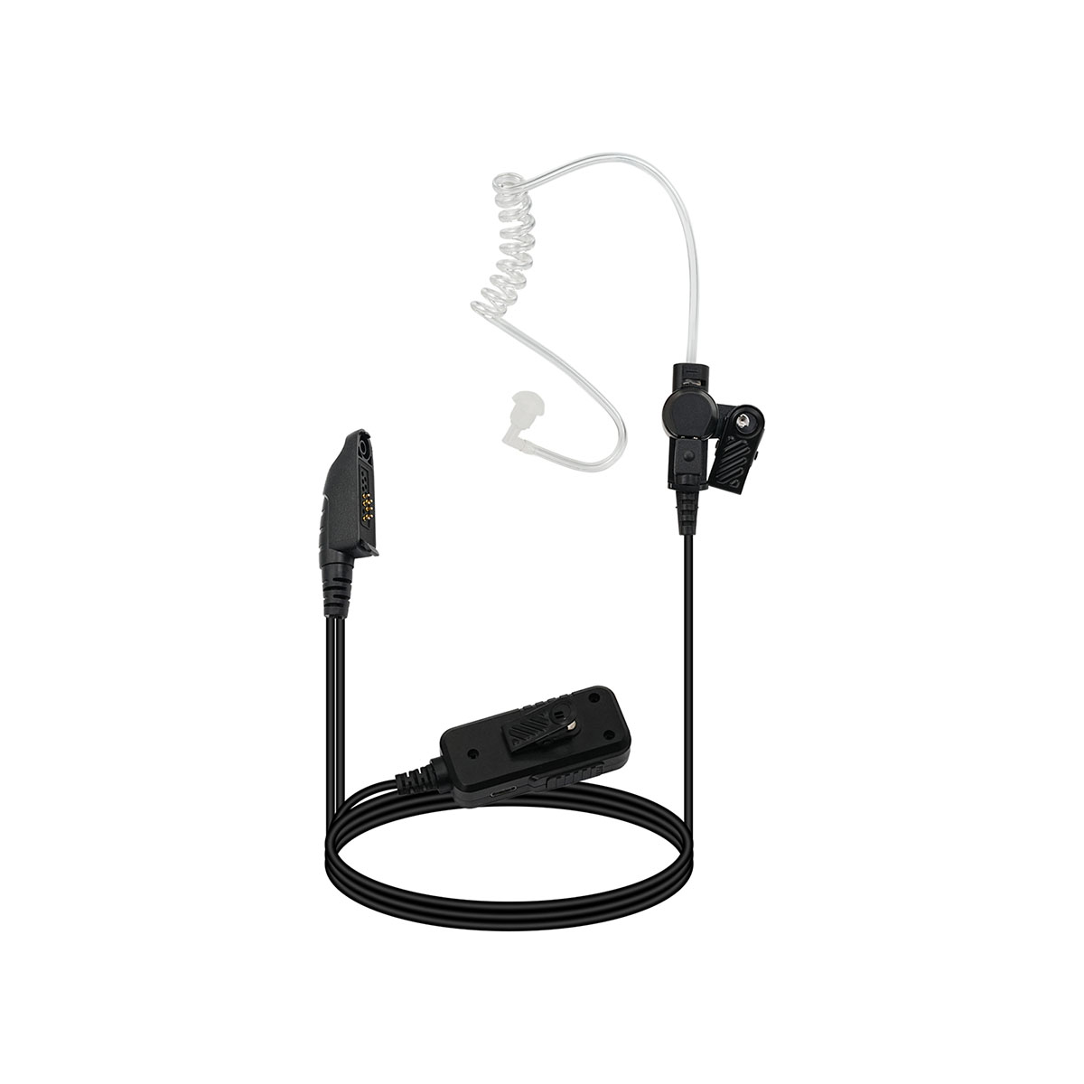 Retevis Noise-Canceling 2-Wire Motorola GP328Plus Covert Acoustic Tube Earpiece