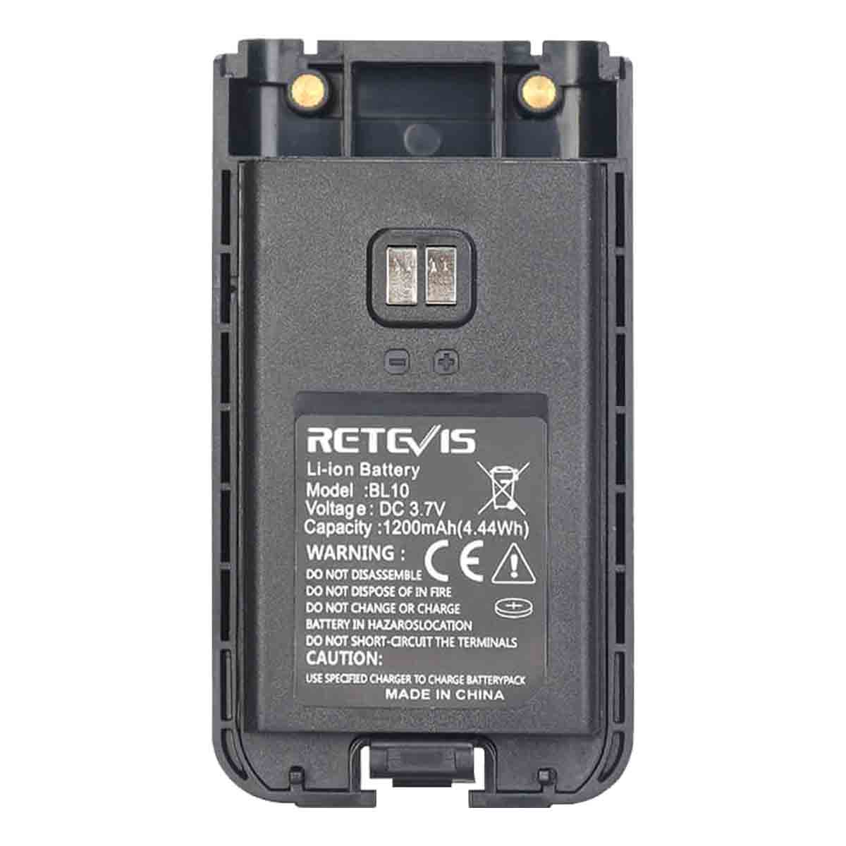 1200mAh Battery for Reteivs NR10 Noise Reduction License-Free Radio