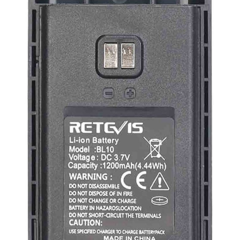 1200mAh Battery for Reteivs NR10 Noise Reduction License-Free Radio
