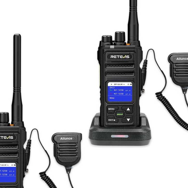 Retevis NR30S GMRS Waterproof  Walkie Talkie with IP55 Speaker Mic