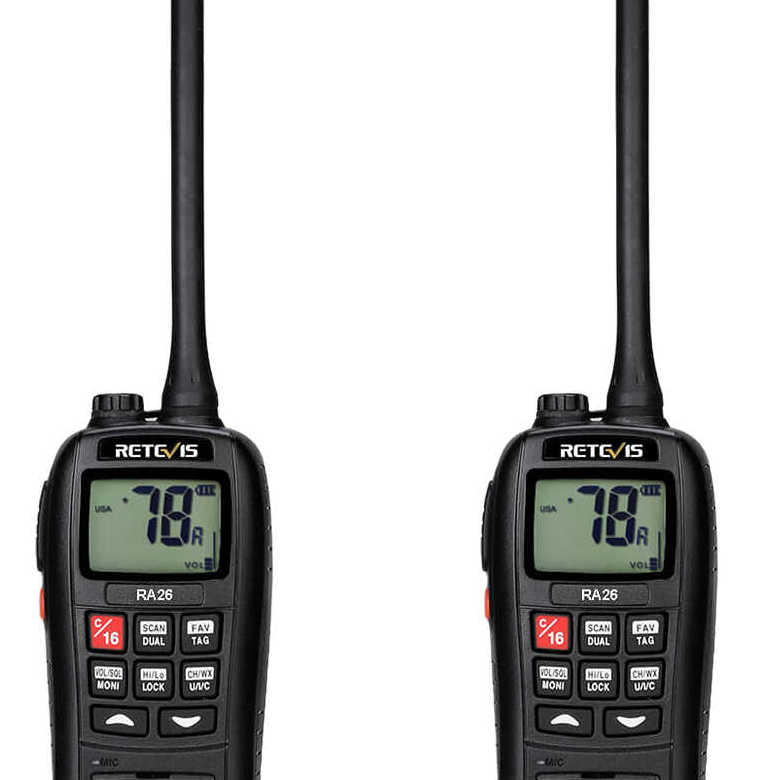 RA26 Waterproof 88 Channels VHF Marine Radio
