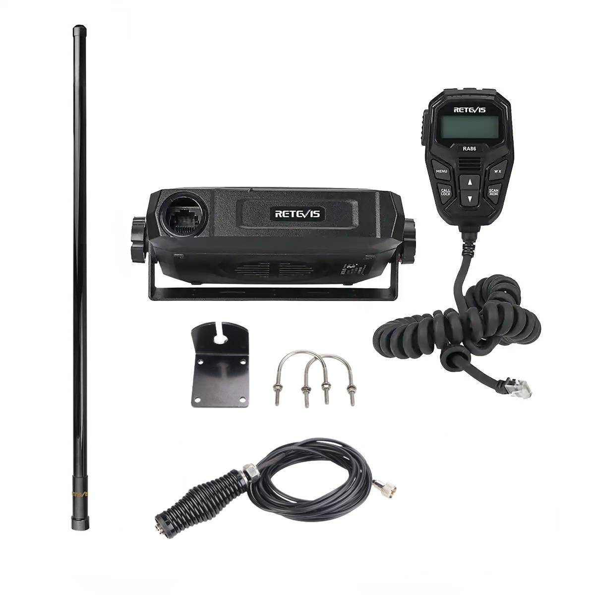 RA86 GMRS Mobile Radios and Fiberglass Radome Antenna Kit