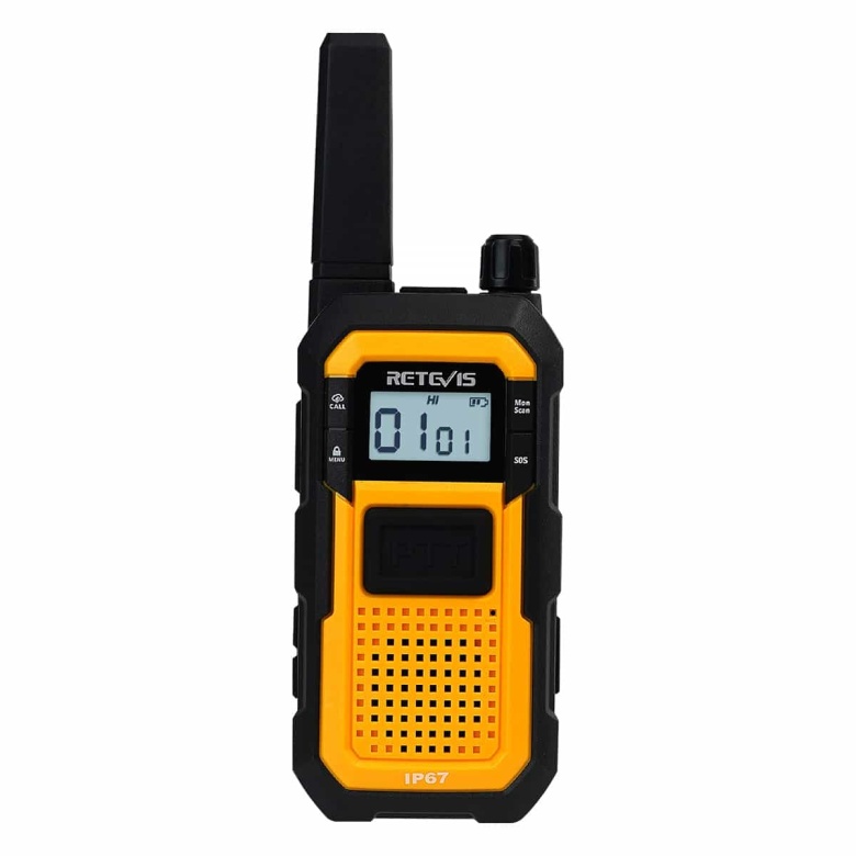 Retevis RB48 FRS Heavy Duty Radio | License-Free | Tripe Proof Design | 2000 mAh Battery | USB-C Charging | NOAA Channels