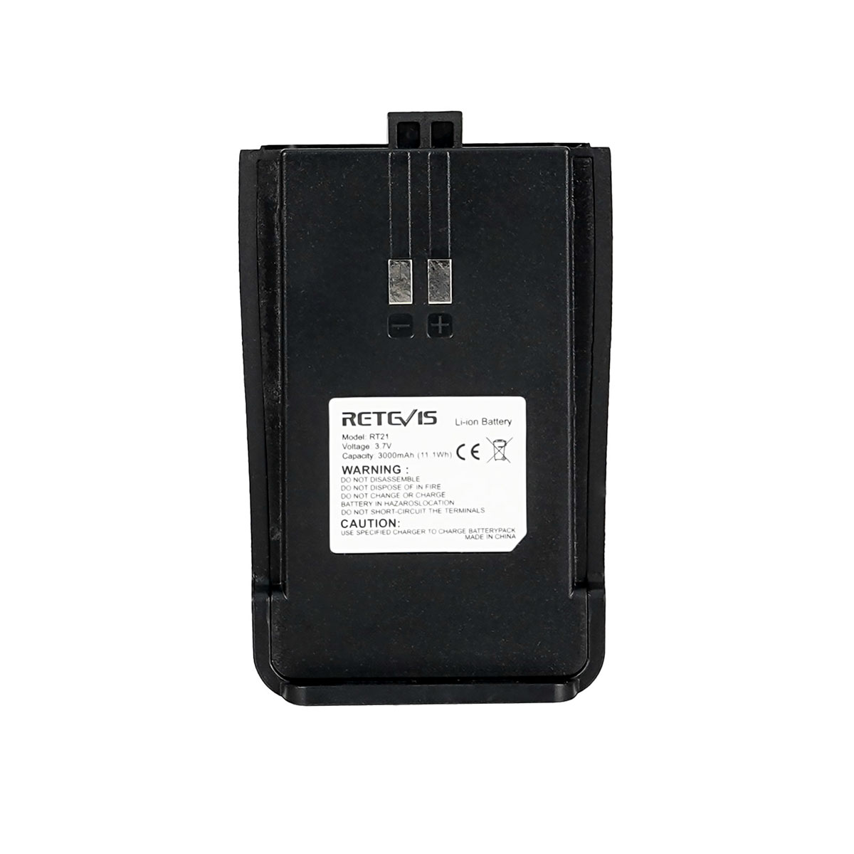 3000mAh 3.7V high-capacity Rechargeable Li-ion Battery for Retevis RT21