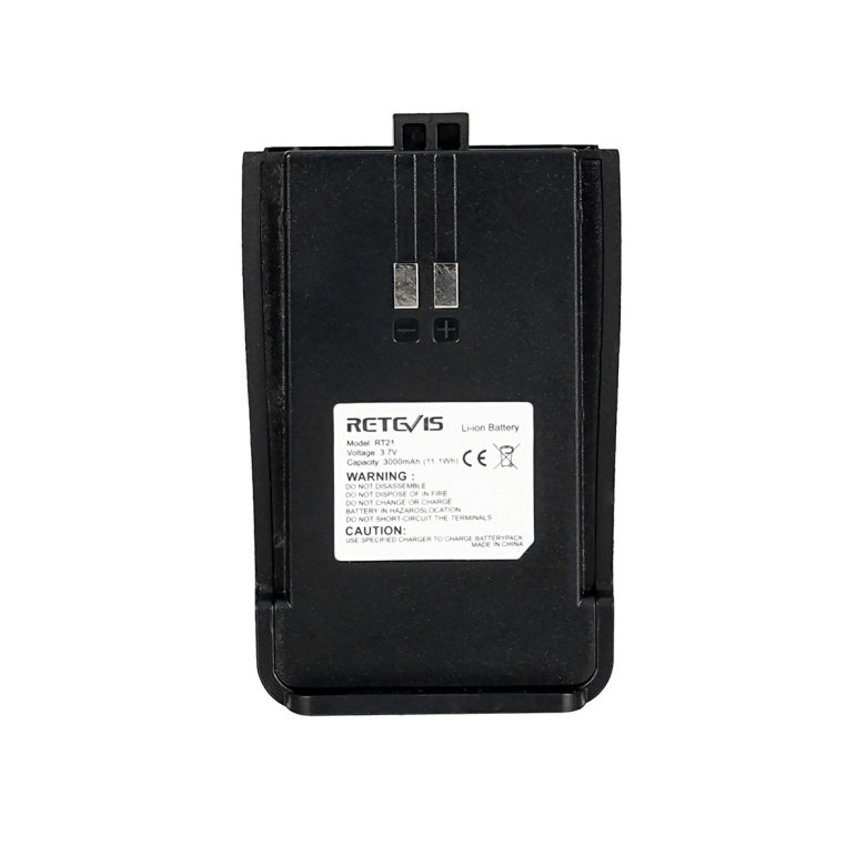 3000mAh 3.7V high-capacity Rechargeable Li-ion Battery for Retevis RT21