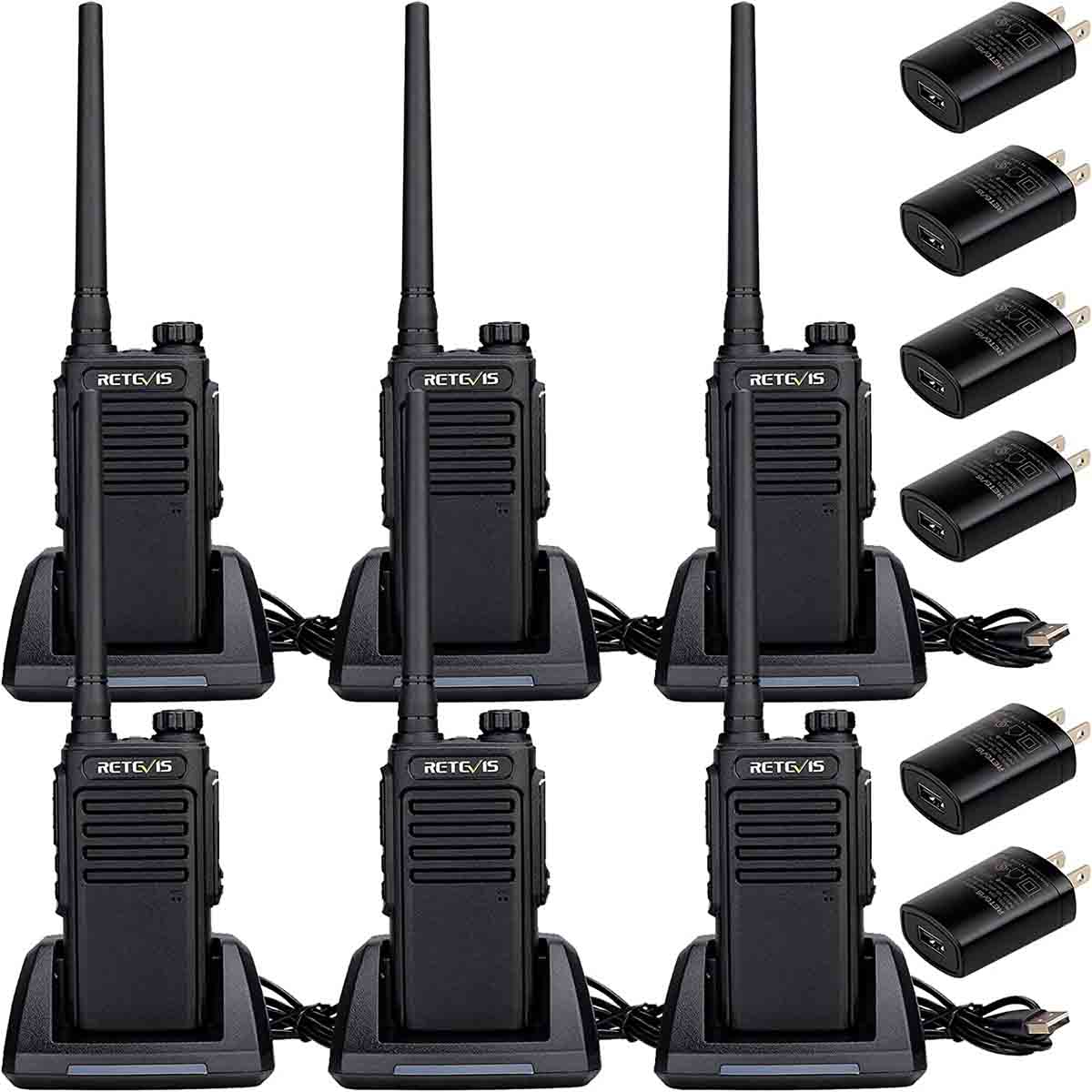 RT47V IP67 Rechargeable MURS Two-Way Radio(6 Packs)