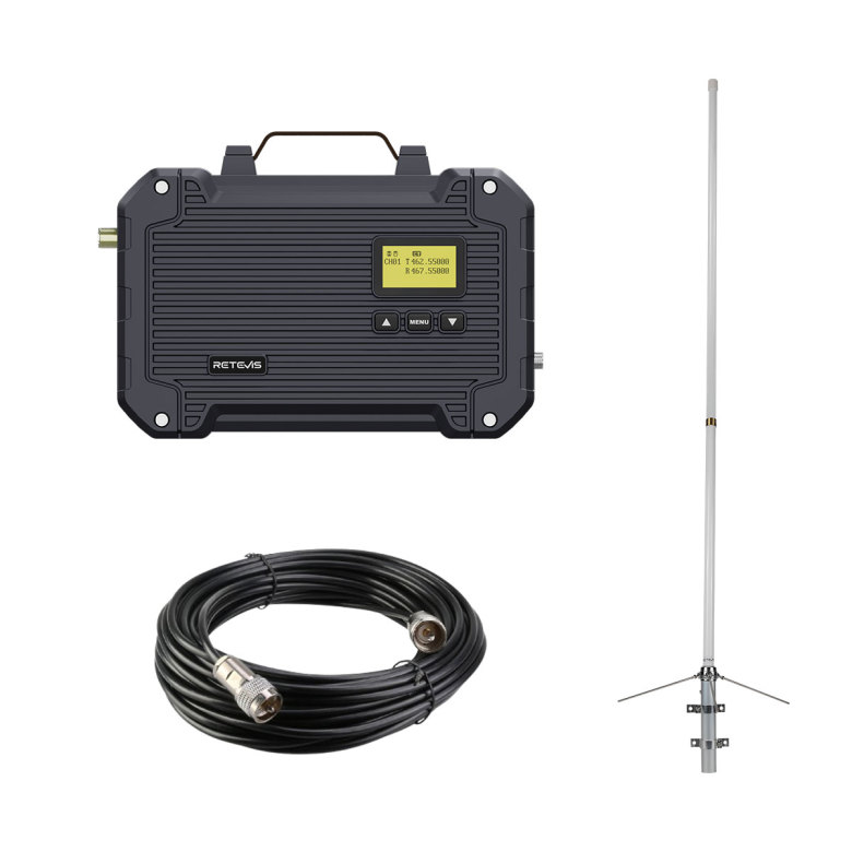 Retevis RT97LD Customizable 25W Portable DMR Repeater 