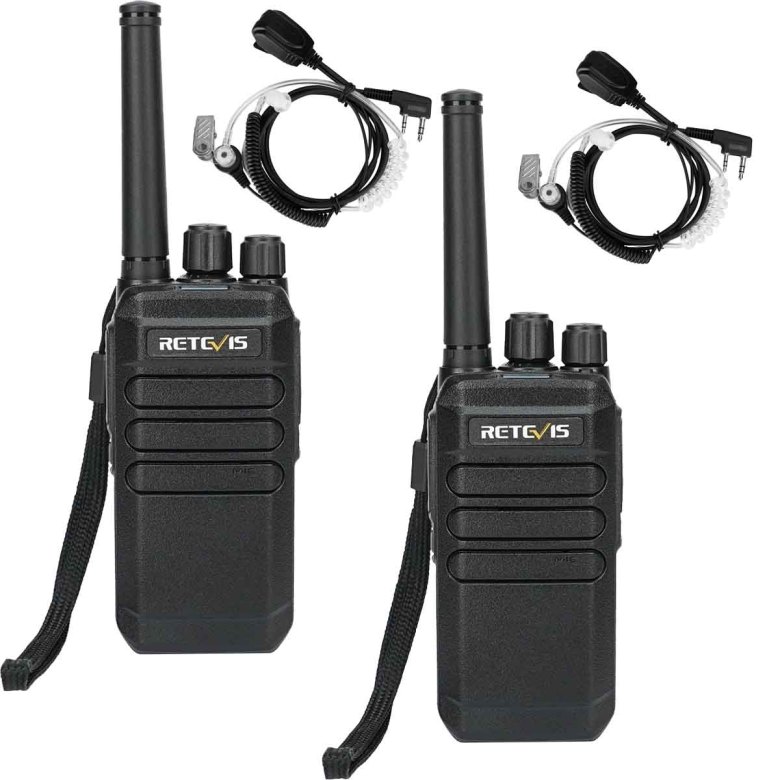 Retevis RT40 PMR446 DMR Radio with Earpieces | License-Free | 2000mAh Li-ion Battery | Digital and Analog Mode | 48 Channels