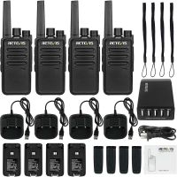 Retevis RT68 Walkie Talkies for Adults 2 Way Radios Long Range (4pack)