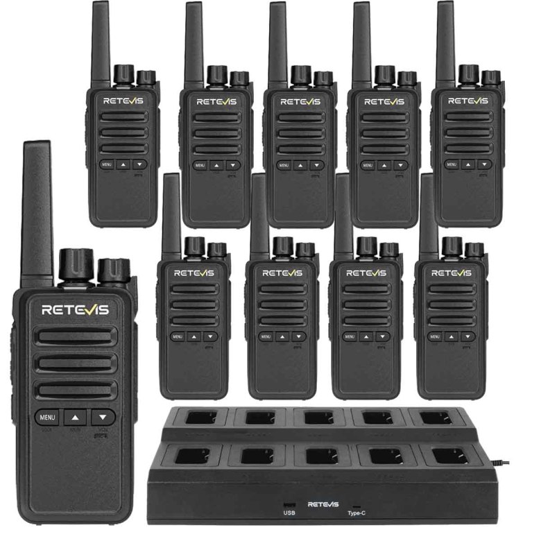 Retevis RT68B FRS Business Radio | License-Free | 1200mAh Battery | Rugged Construction | High Audio Quality | VOX