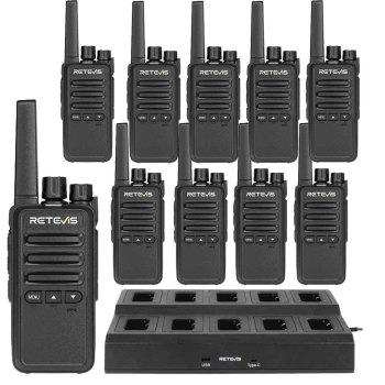 Retevis RT68B FRS Business Radio | License-Free | 1200mAh Battery | Rugged Construction | High Audio Quality | VOX
