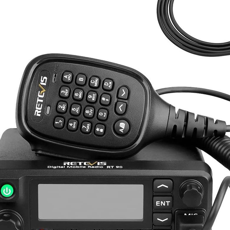 RT90 Full-power DMR Dual Band Mobile HAM Radio Built-in GPS
