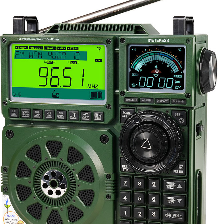 TR113 Full-band HAM Radio with APP Control, TF and More