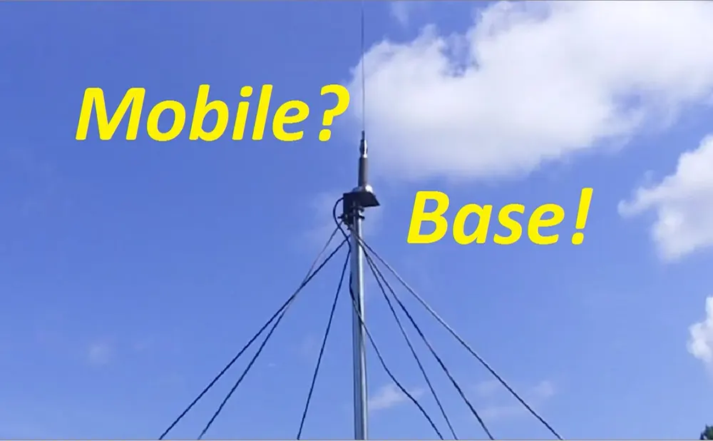 convert mobile antenna to base