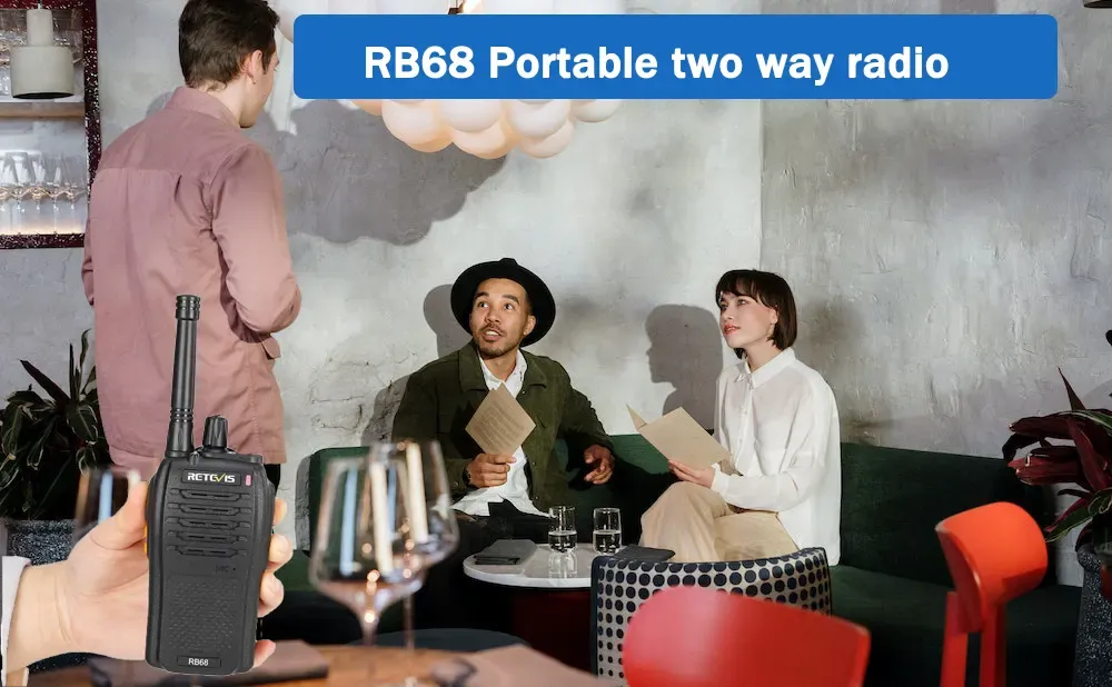 RB68 Portable License Free FRS Handheld Two Way Radio