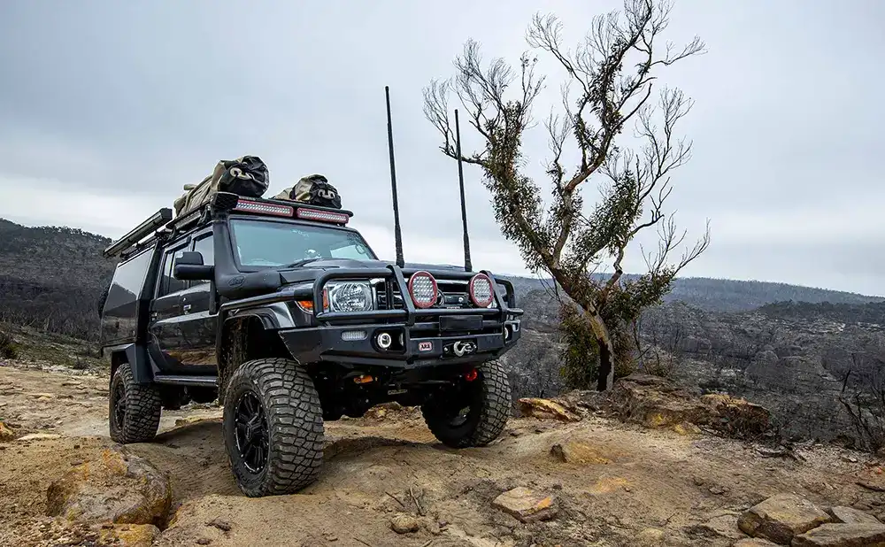 Auto two way radio antenna