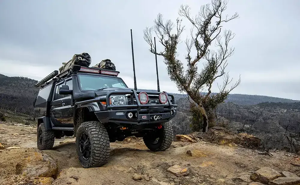 Auto two way radio antenna