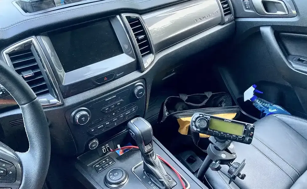 Ham radio mobile mounting solutions