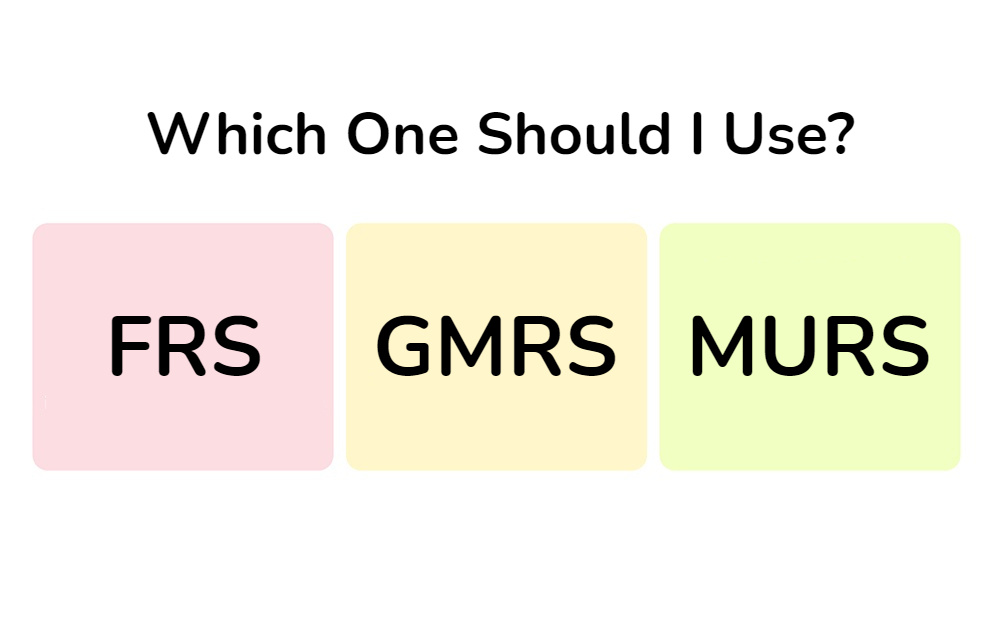 FRS vs GMRS vs MURS, Which One Should I Use?