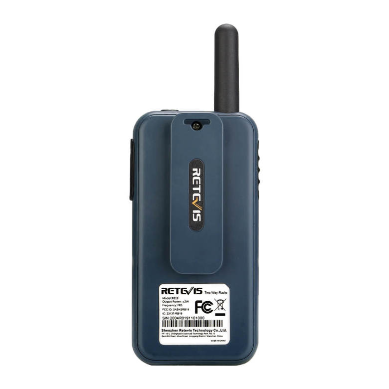 Retevis RB19 FRS Radio 10 Packs with 10-Way Charger | License-Free | Compact Design | Long Battery Life | Type-C Charging | Matrix Display