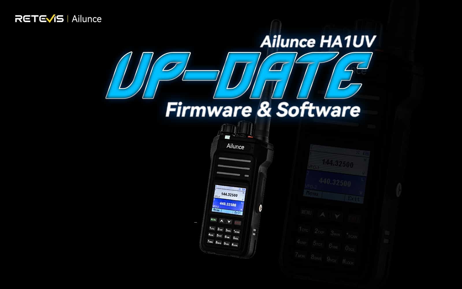 How to Update Firmware on Retevis Ailunce HA1UV Ham Radio