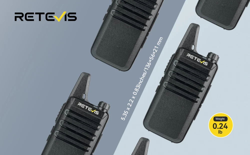 2025 Spring Sale Best Budget Rechargeable Walkie Talkie: Retevis RT22