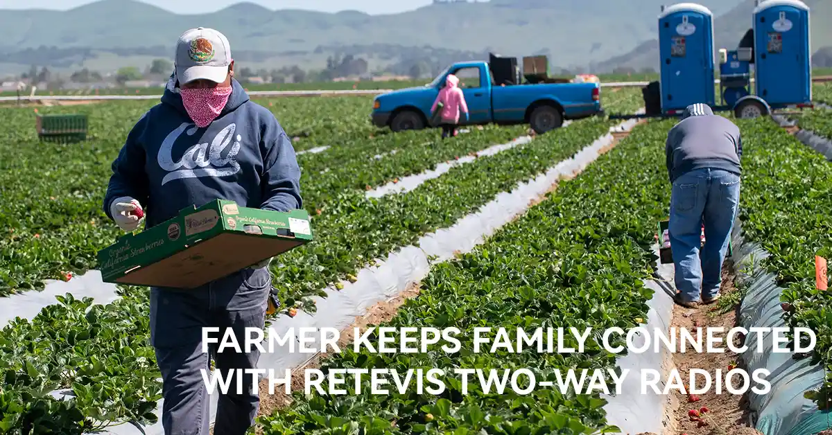 Farmer Keeps Family Connected with Retevis Two-Way Radios