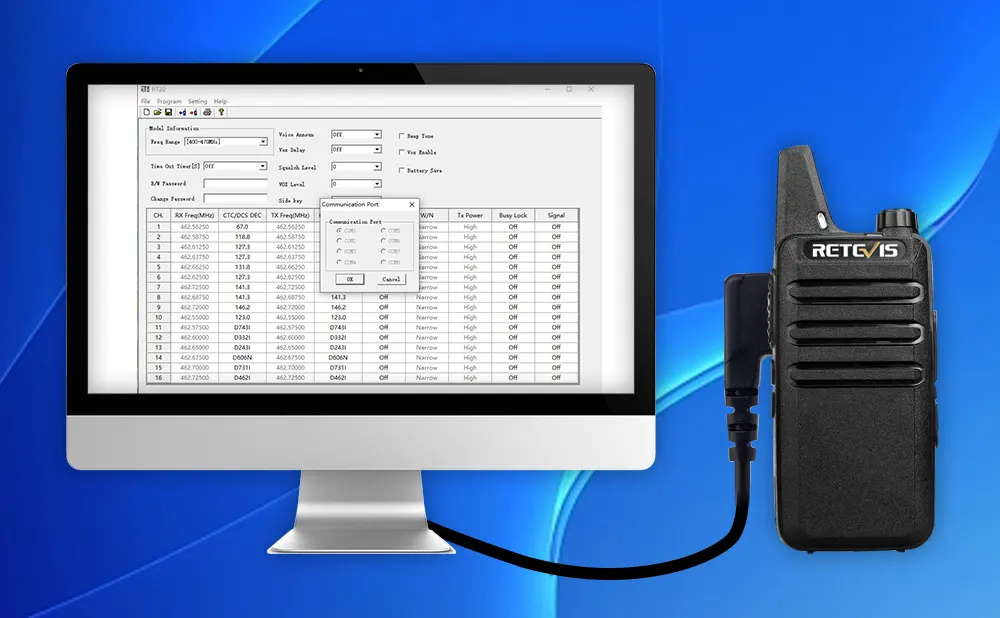 How to program a walkie-talkie