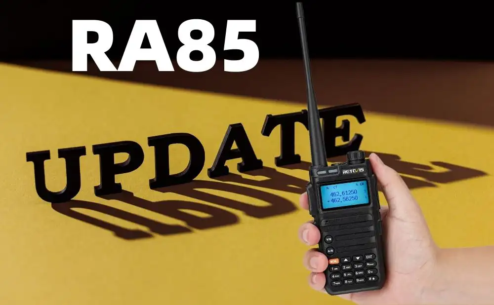How to upgrade your RA85 GMRS radio?