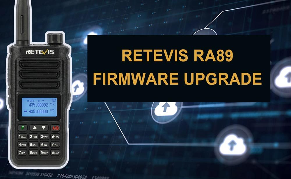 Retevis RA89 Firmware Upgrade