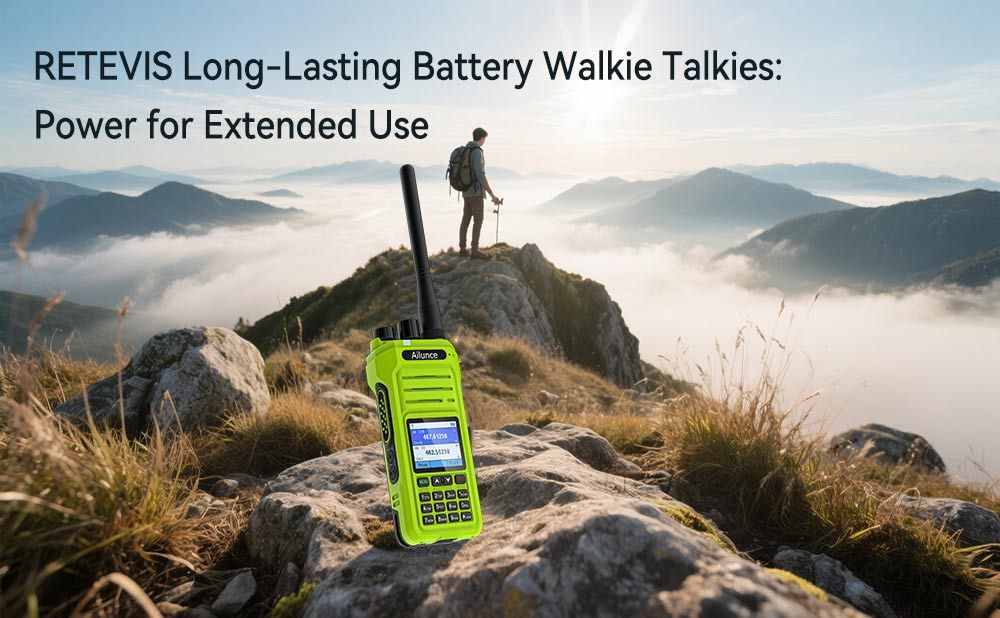 RETEVIS Long-Lasting Battery Walkie Talkies: Power for Extended Use