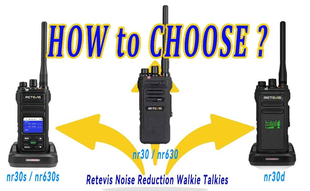A quick look at Retevis NR30 Series Noise Reduction Walkie-Talkies
