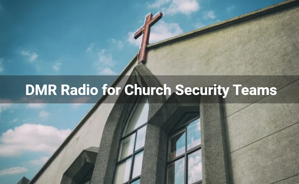 Retevis RT50 DMR Radio for Church Security Teams