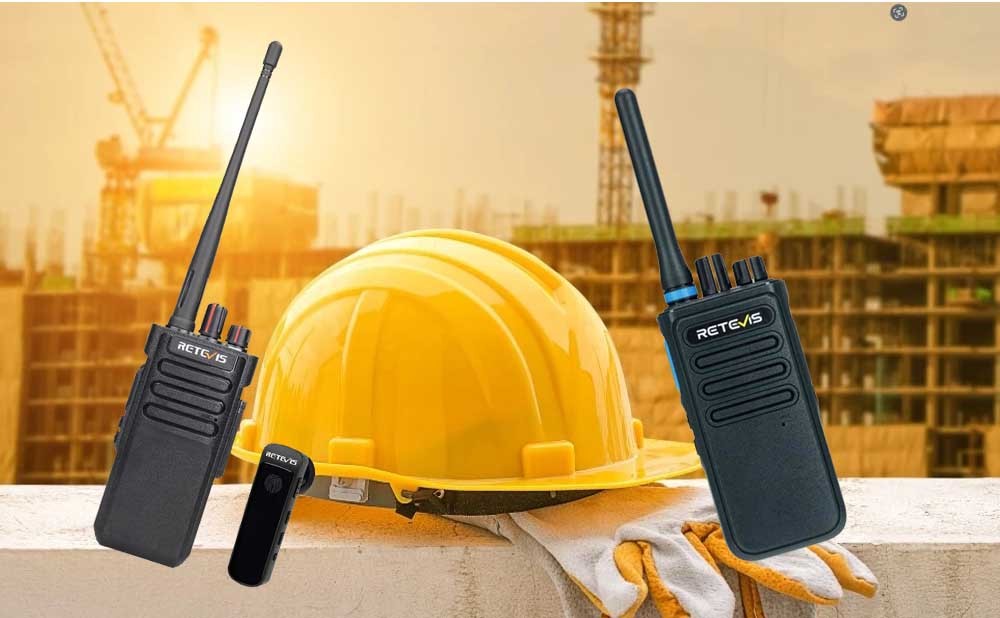 Retevis RT29D and Retevis P1-Rugged Construction Site Use