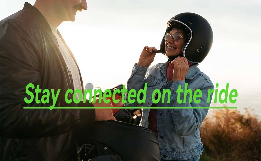 Stay connected on the ride